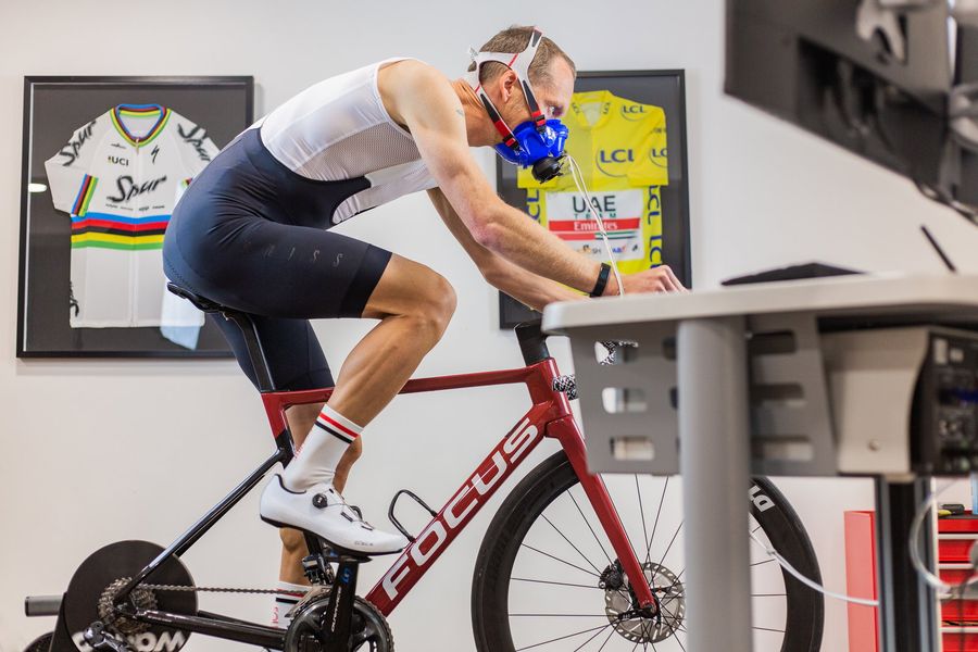 Cyclist Performance Testing in a laboratory